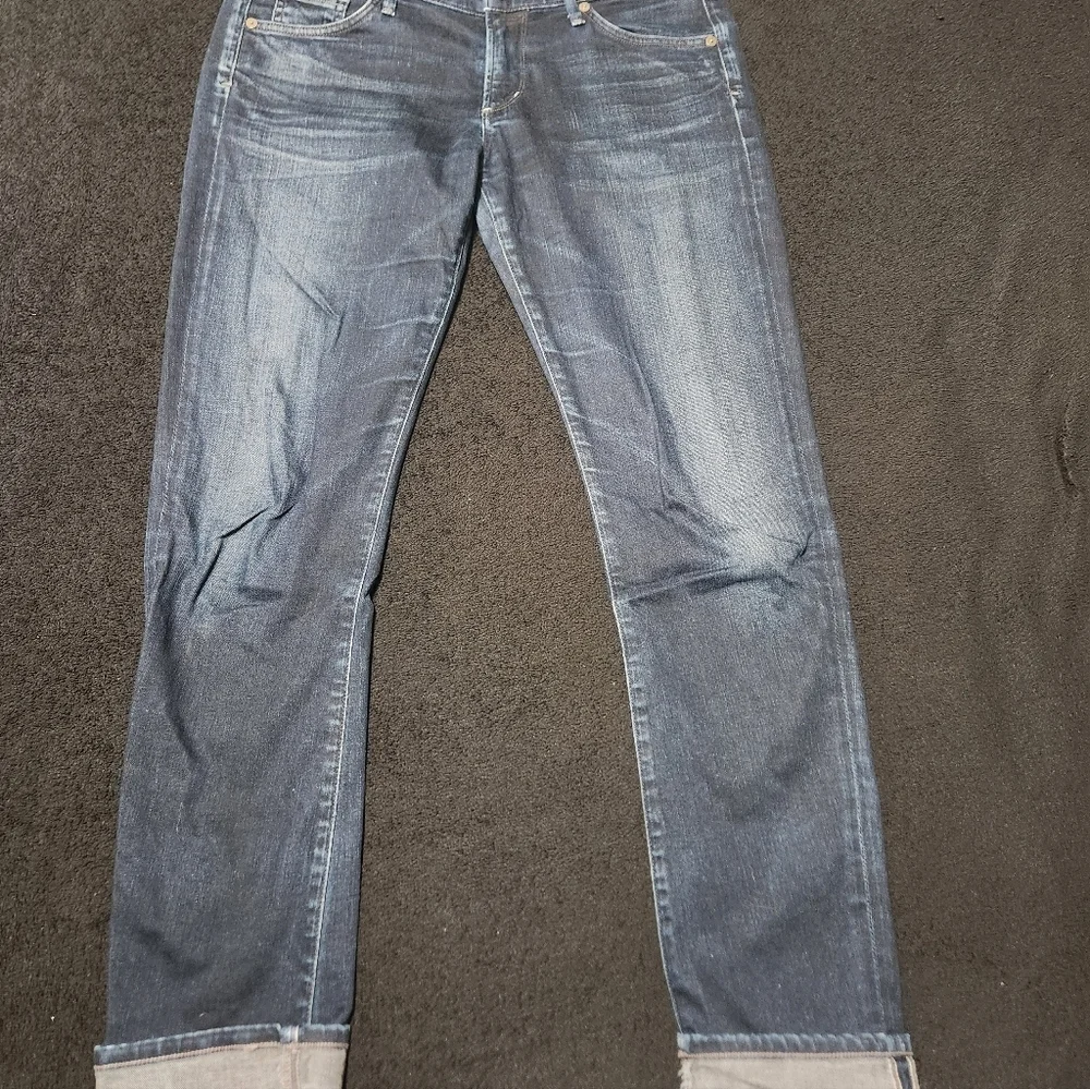 Citizens Of Humanity Arielle Mid Rise Slim Dark Skinny Jean 29